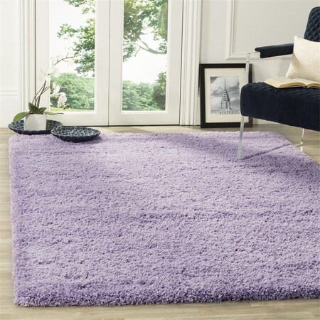 Safavieh 2 ft. 3 in. x 13 ft. Shag Rectangle Power-Loomed Rug Lilac SG151-7272-213